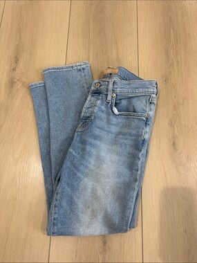 7 For All Mankind Light Blue Straight Leg Jeans